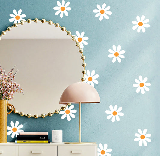 Daisy wall decals