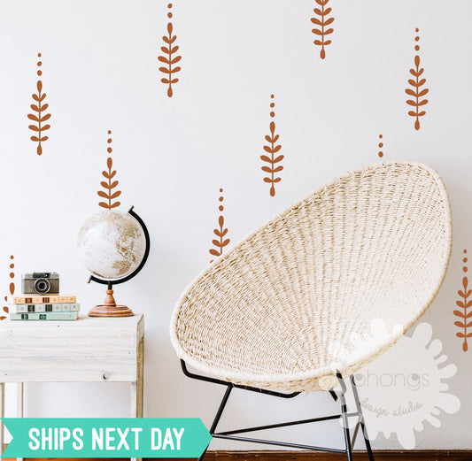 BOHO floral wall decals